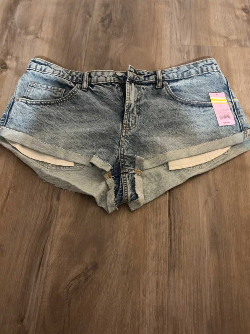 Target Light Wash Denim Cutoff Shorts